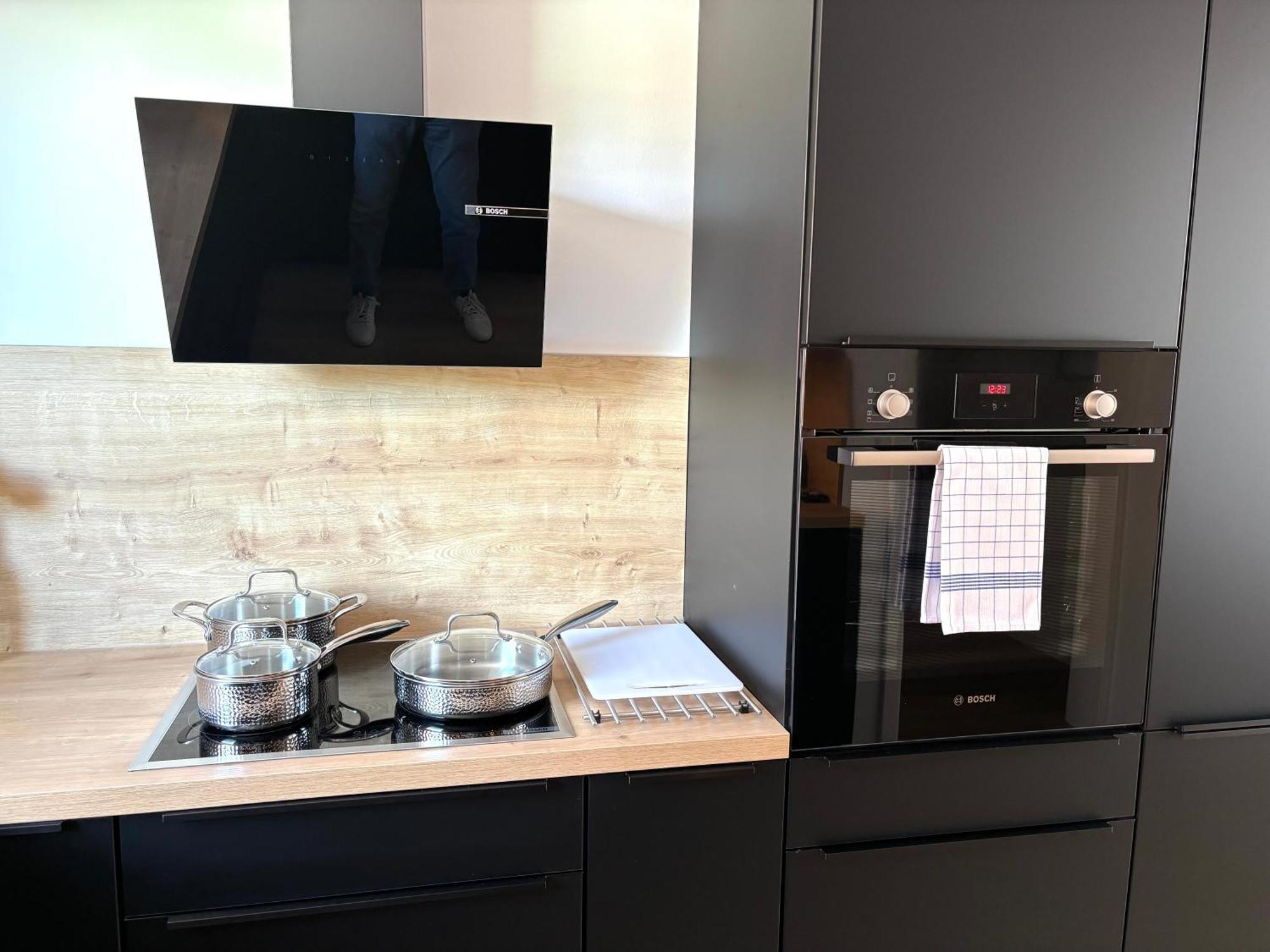 Gesamte Wohnung, Kueche, Parkplatz, Terrasse Bad Bellingen Dış mekan fotoğraf